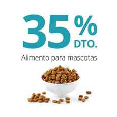 Imagen de 35% en alimentos para Mascotas