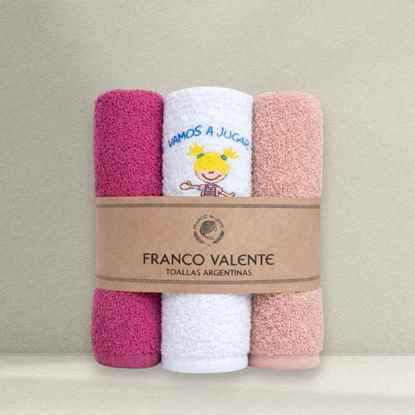 Imagen de Set x 3 toallas visita Niña